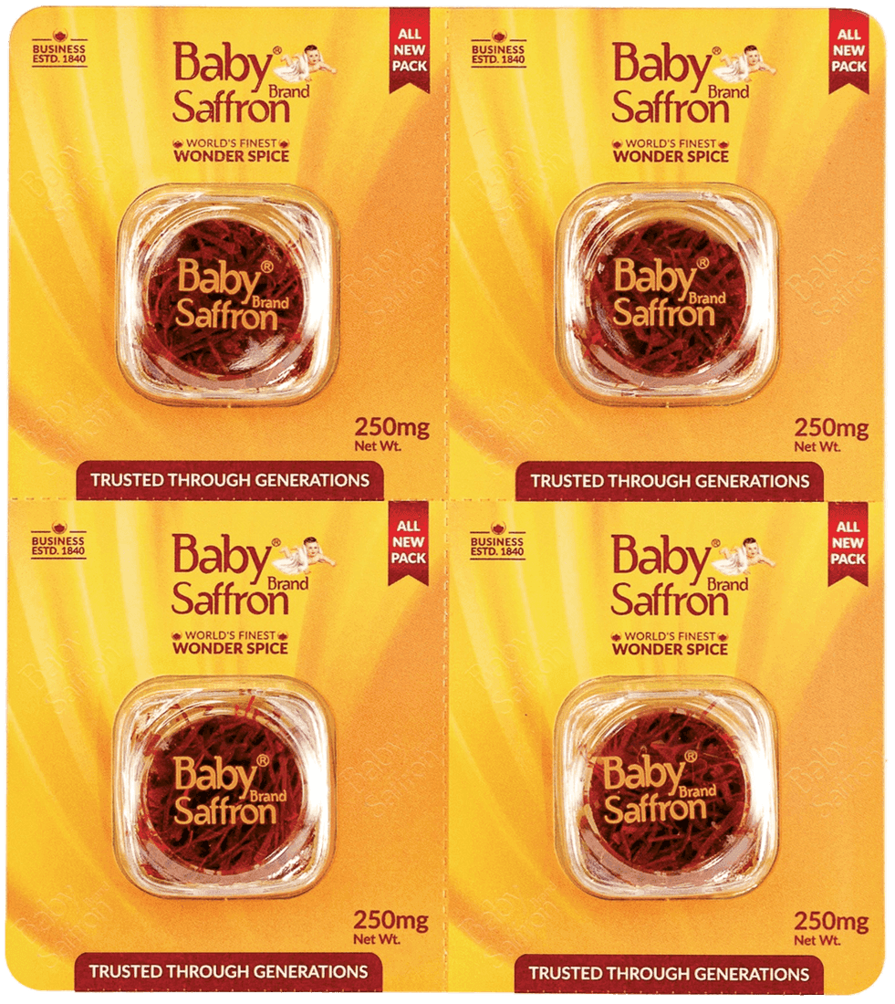 Baby Saffron 250mg blister pack — front