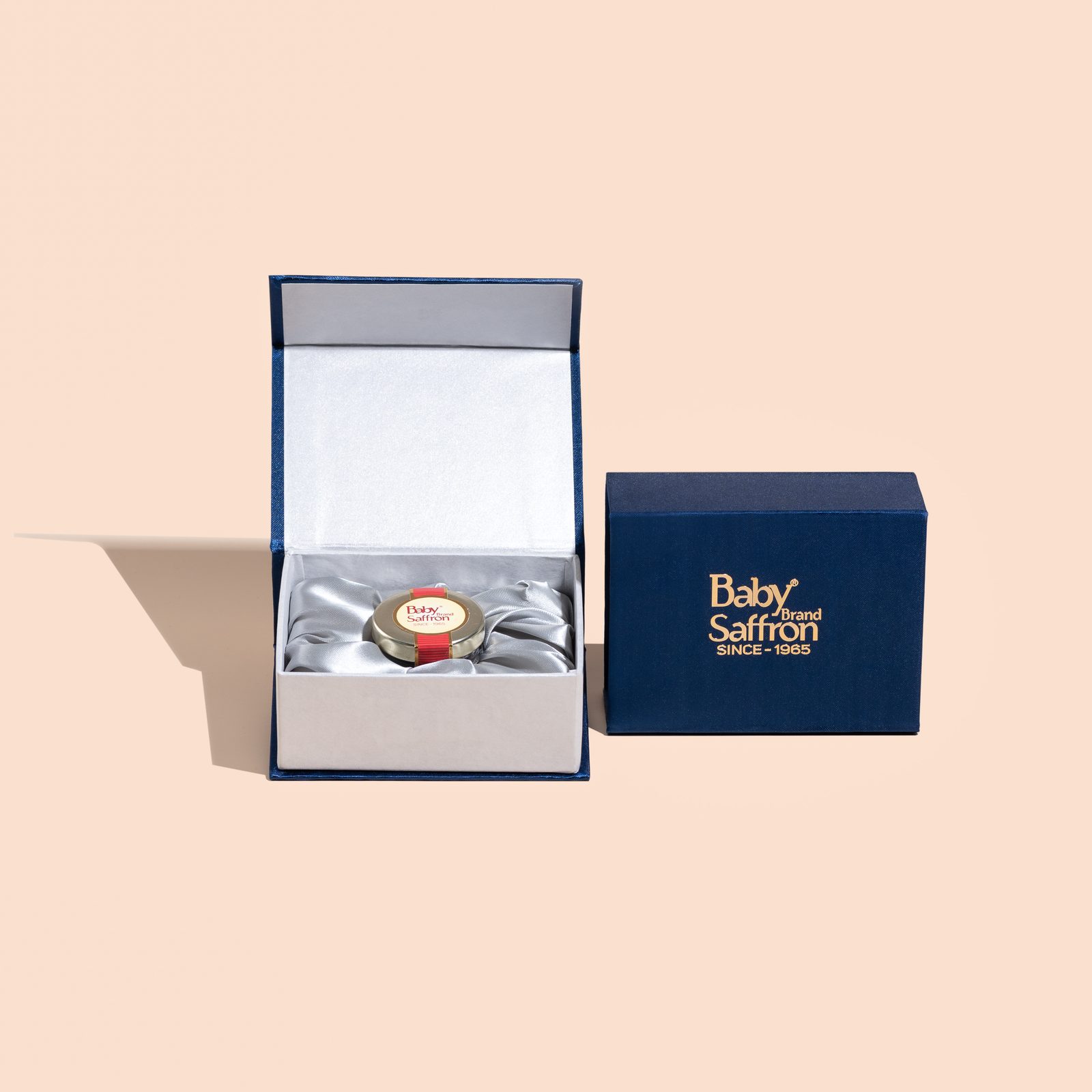 Baby Saffron Blue Gift Box 1g — open