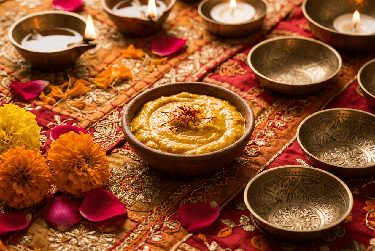 Saffron in the bridal glow