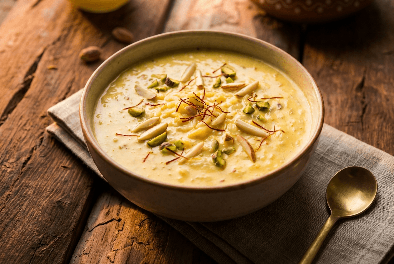 Golden kesar kheer