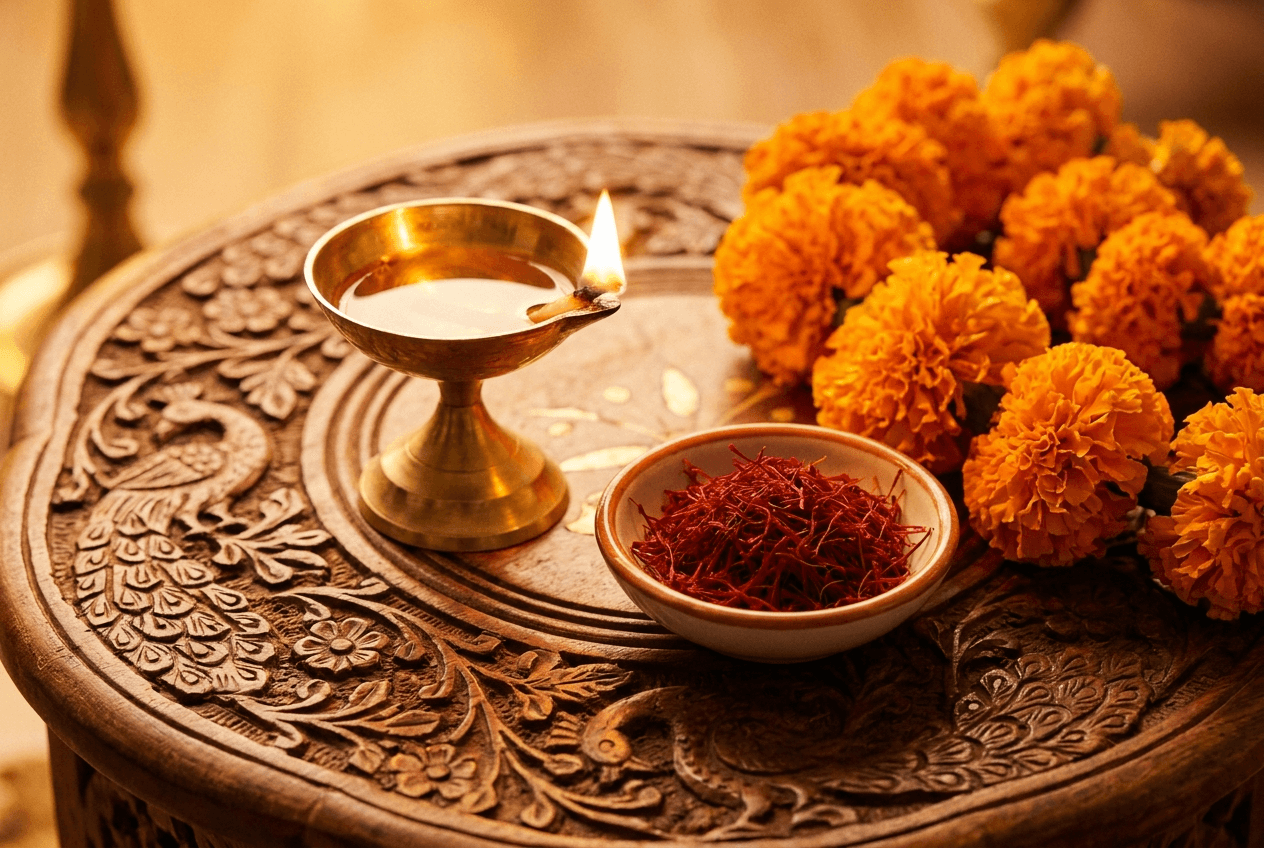 The rituals saffron belongs to