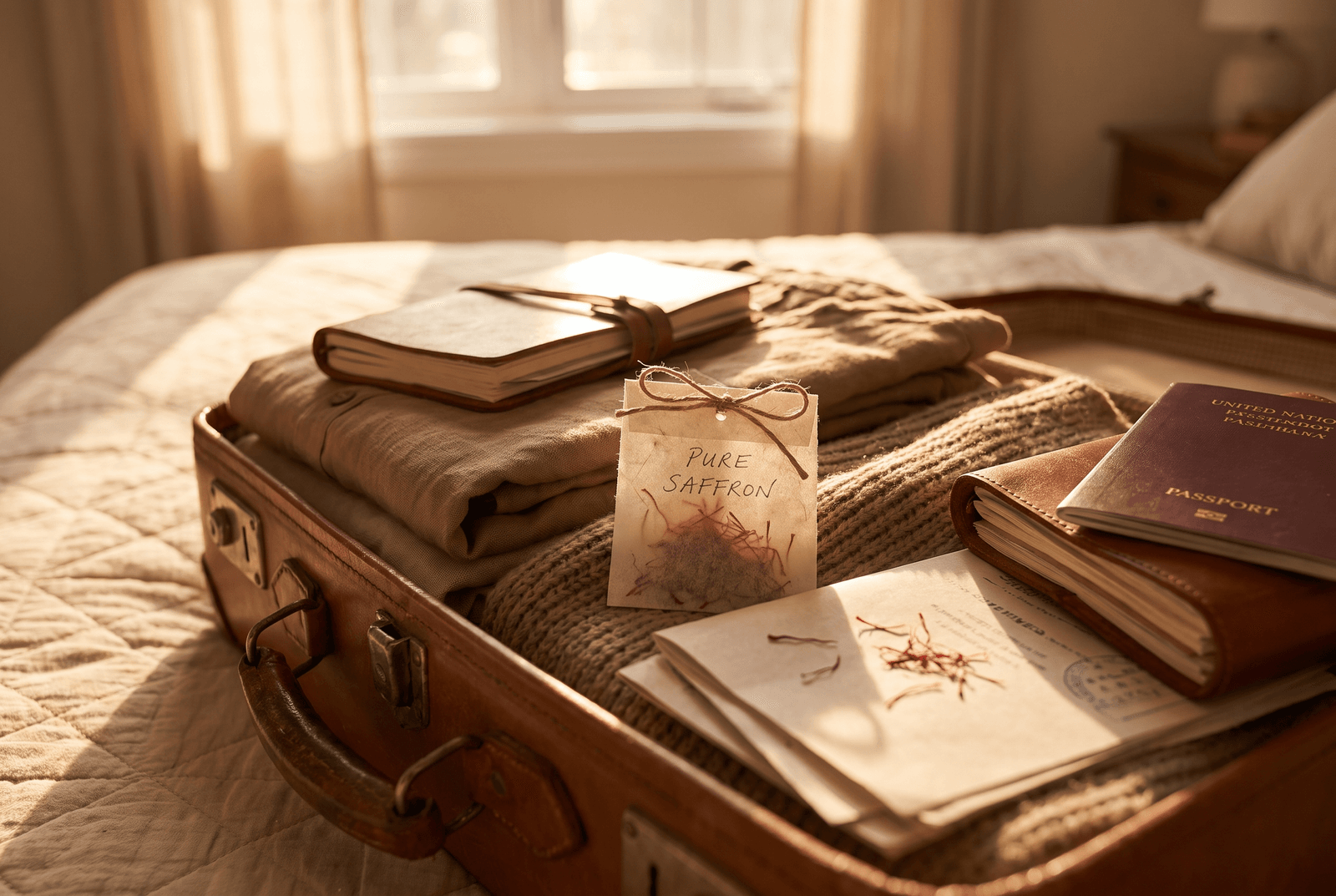 What goes in the suitcase
